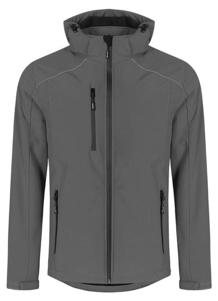 Promodoro - Softshelljacke für Herren LT3057 (5XL) (Stahlgrau)