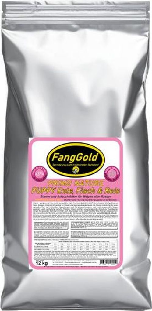 FangGold Primo Nature PUPPY Ente, Fisch & Reis Produktbild 