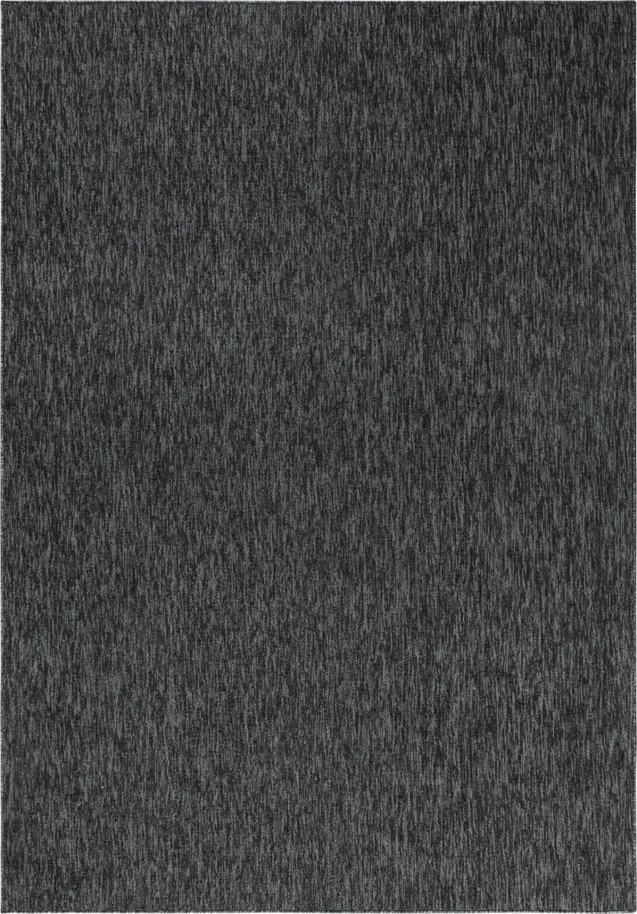 Tapis Teppium 140x200 Anthracite - Tissage Bouclé Moderne pour Salon