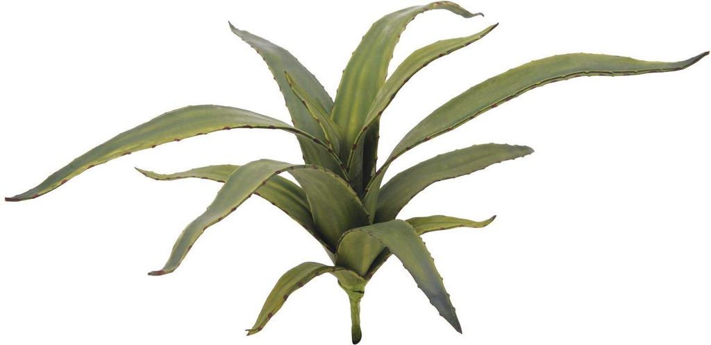 artplants.de Künstliche Aloe, Steckstab, grün, 65cm - Outdoor - Künstliche Sukkulente - Kunstkaktus