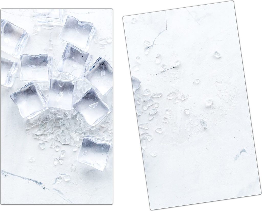 Spritzschutz Herdabdeckplatte Schneidebrett aus Glas Produktbild 