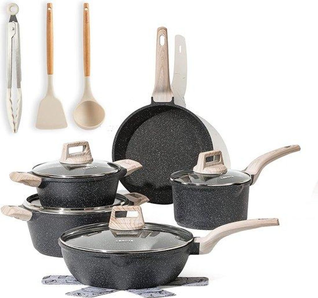 Pfannenset Non-Stick, PFAS-frei, spülmaschinenfest, 5-teilig