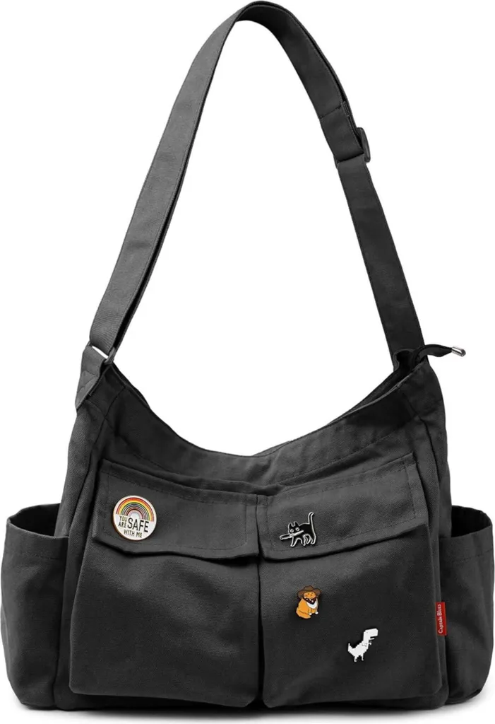 TWINSET TRACOLLA GRANDE CON PATTA - Umhängetasche - nero/schwarz