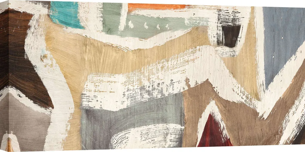 Tableau Abstrait 120x60 cm pour Habiller un Grand Mur - Anne Munson