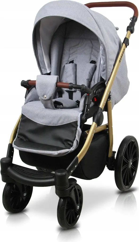 BabyLux® Aspero 2in1 Cat Set Silver Flex | Poussette combinée chat - 3