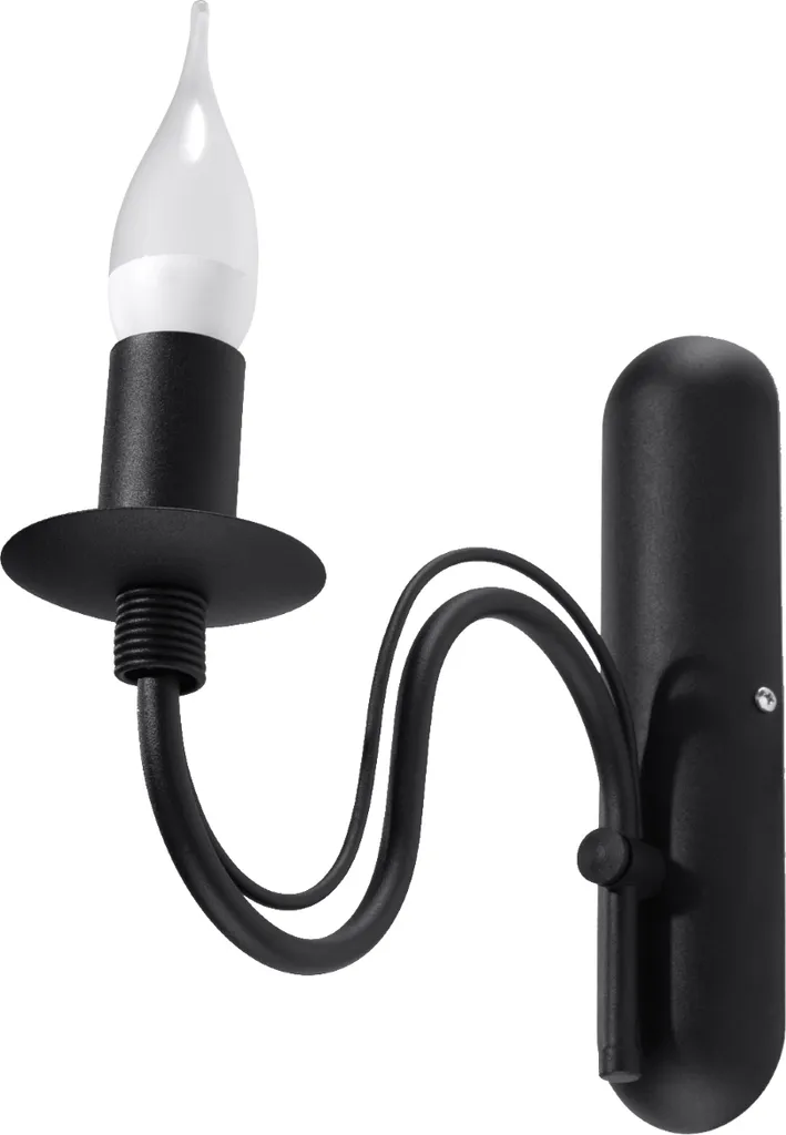 Applique de chevet KINKIET BERON 1 E14 - Lampe de lecture murale noire