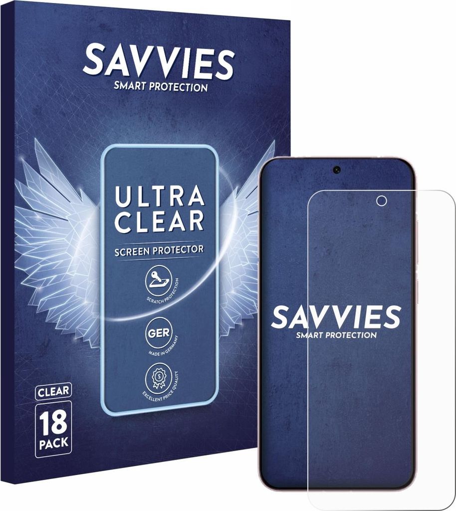 18x Für Vivo X200 FE Schutzfolie Savvies Displayschutz Display Schutz Folie Klar Transparent