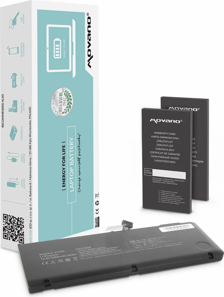 Batteria A1382 per MacBook Pro 15 A1286 2011 2012 | Ricambio Professionale