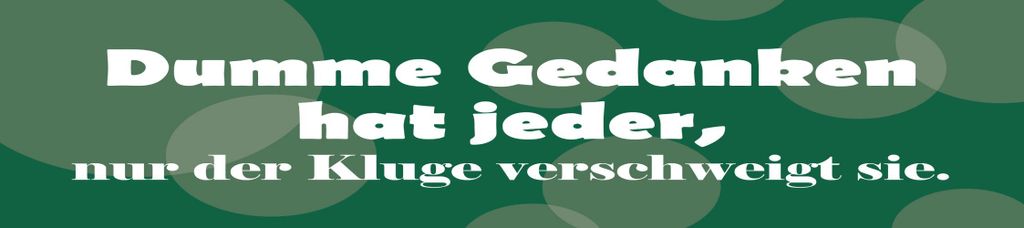 vianmo Blechschild 10x46 cm Dumme Gedanken hat jeder