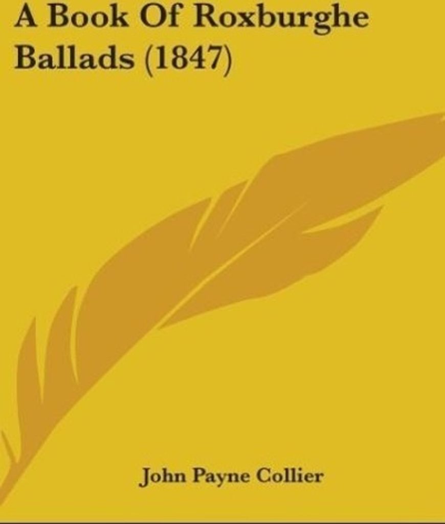 A Book Of Roxburghe Ballads (1847)