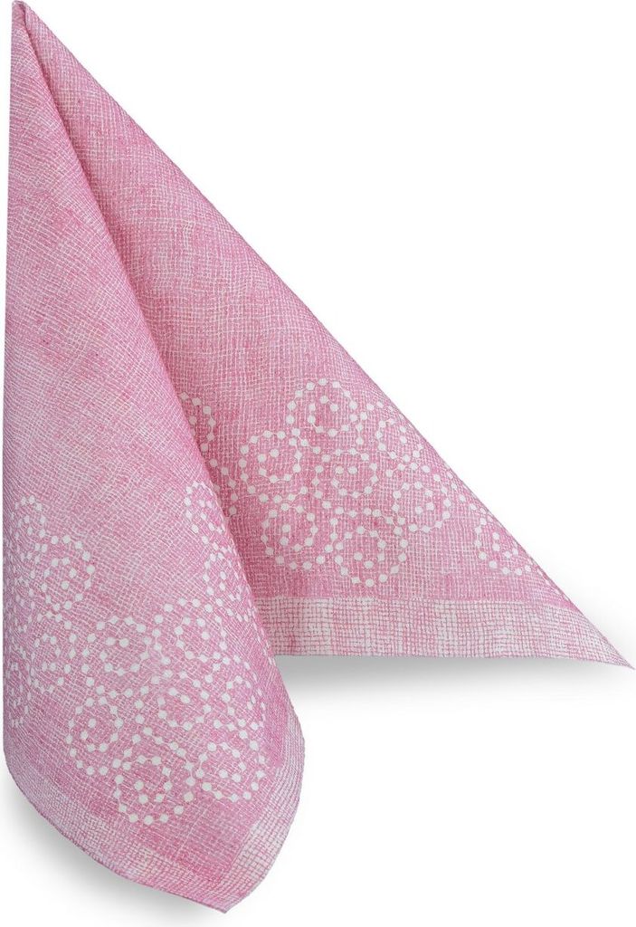 Hypafol Airlaid Motiv-Serviette Spunlace Rosalia malaga | 100St. | 40x40cm | für Gastronomie & Zuhause | hochwertiges Material