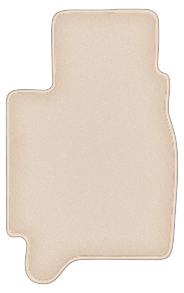 DURBAN Beige Velours-Fahrerfußmatte für Subaru Legacy II Kombi, Limousine (1993-1998)