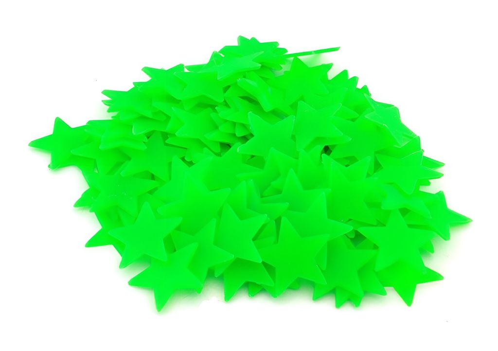 Apt Fluoreszierende Sterne Set 100 Stk