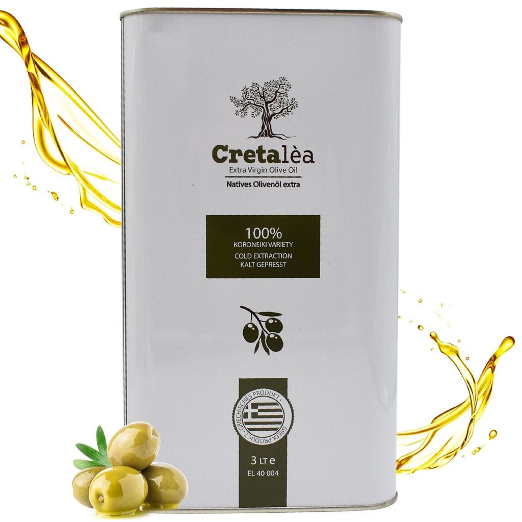 Olivenöl 3 Liter aus Kreta - Cretalèa, hoher Produktbild 