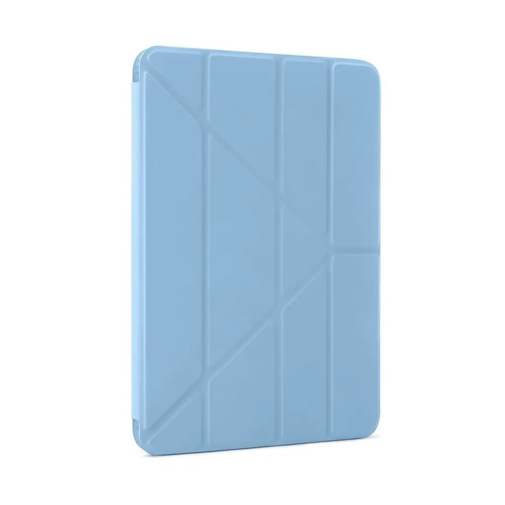 Coque Anti-Rayures iPad Air 11 2024 Origami No1 Fine et Robuste - Bleu