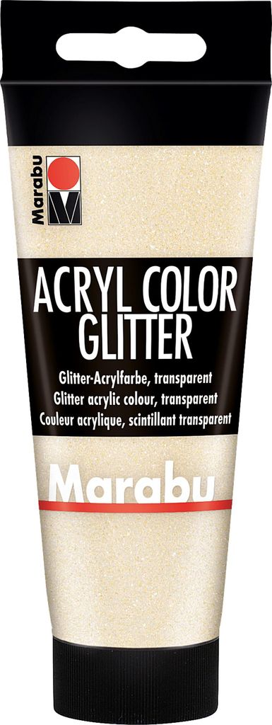 Marabu Acrylfarbe Acryl Color 100 ml glitter-gold 584