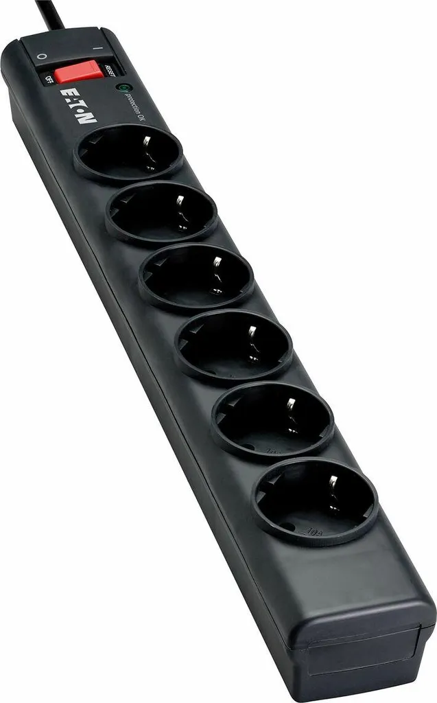 Eaton Protection Strip 6 Tel@ FR: Multipresa 6 Posti con Protezione TEL