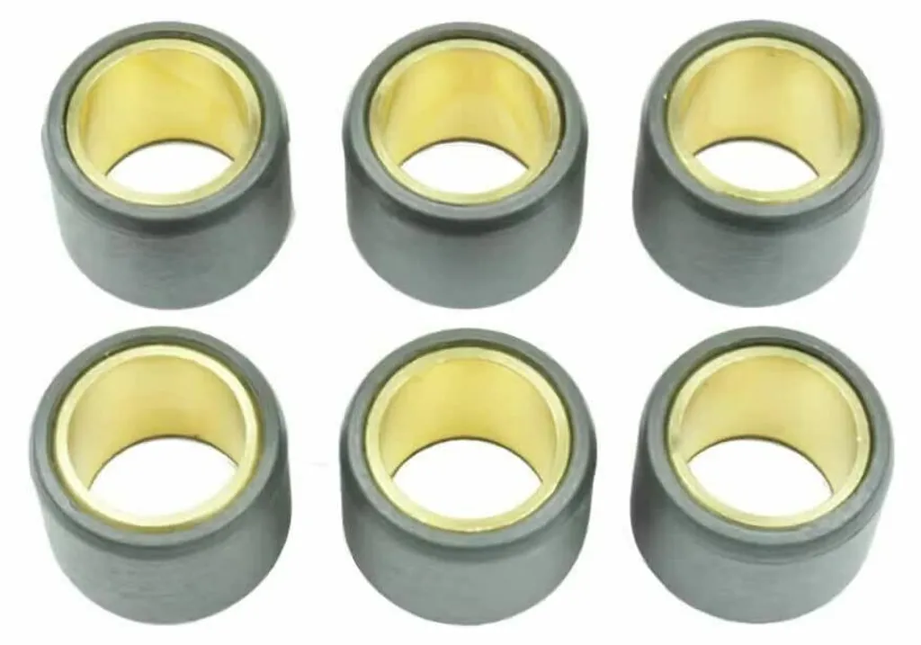Athena Jeu de 6 Roulettes de Variateur 23x18mm 16gr Haute Performance