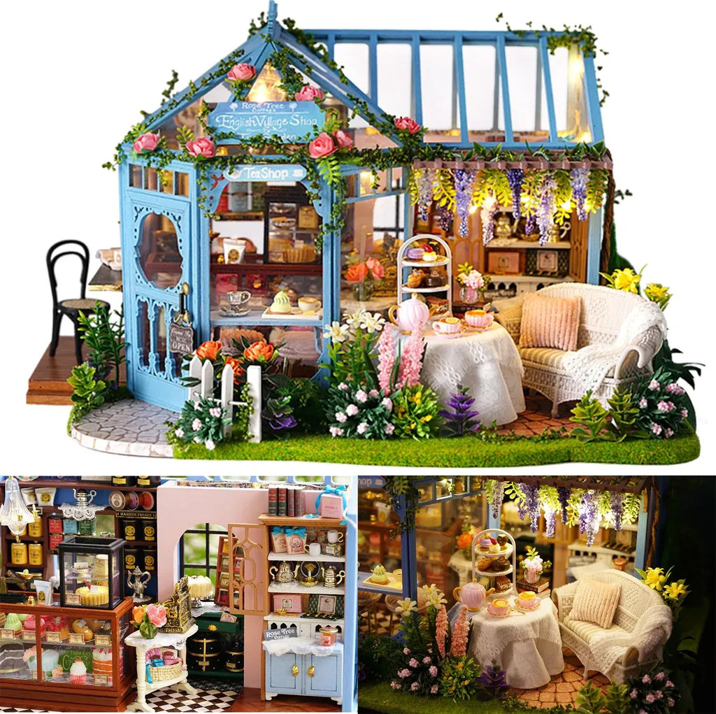 Maison de poupée miniature bois DIY - Anti-stress et décoration zen