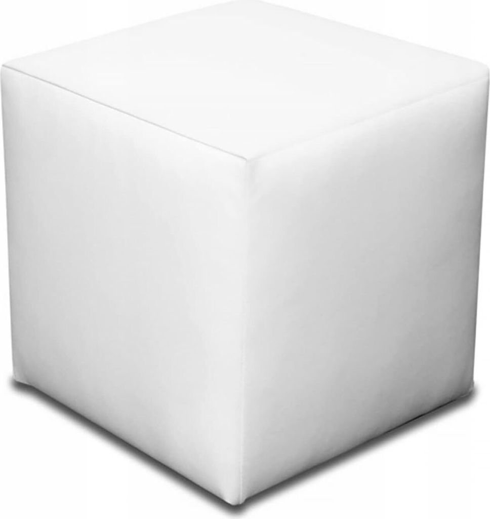 Sitzhocker Kunstleder Sitzwürfel Bodenkissen Fußhocker Produktbild 