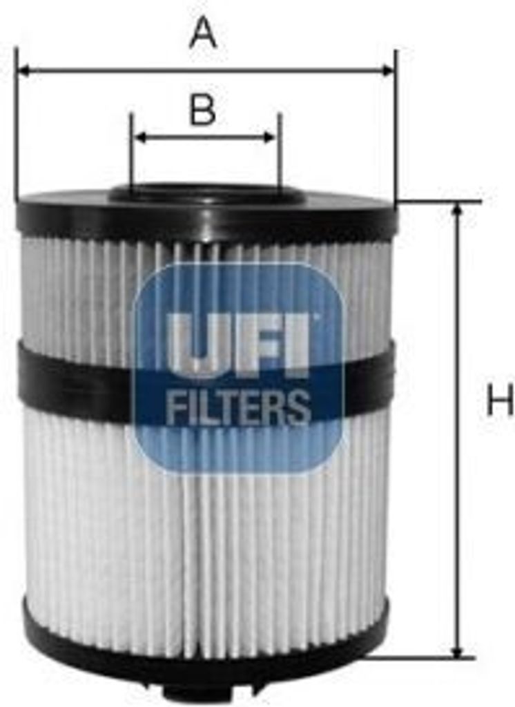 Ölfilter UFI 25.108.00 Filtereinsatz für OPEL Vectra C Produktbild 