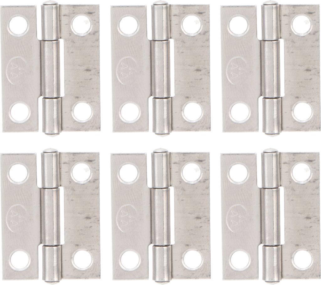 10Pcs 1in Scharniere 304 Edelstahl 4 Loch faltbar Butt Scharniere für Marine Boxen Kabinett Tür