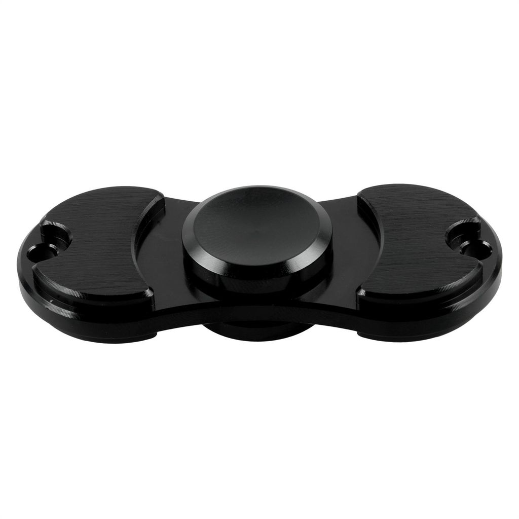 Metall Fidget Spinner - Finger Spielzeug in Schwarz - Anti Stress Finger Toy