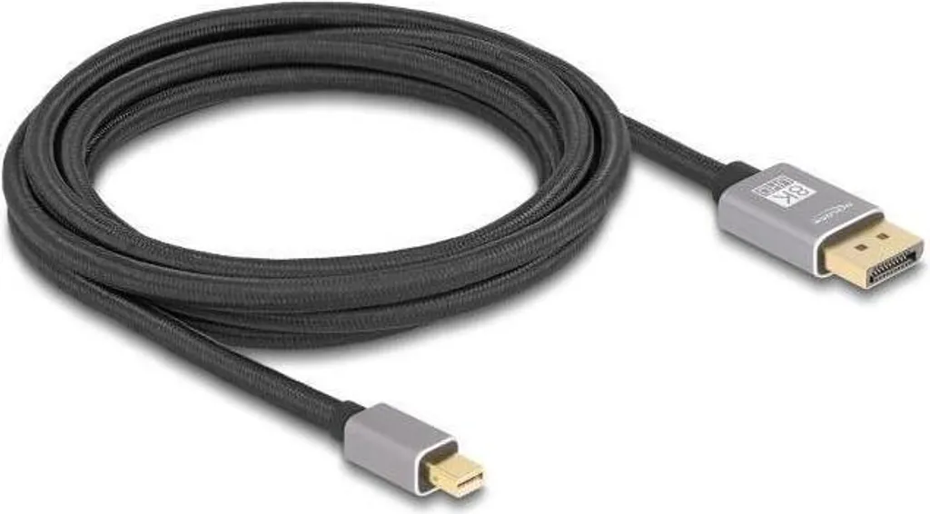 Cavo Video 8K Delock Mini DP-DP 3mt: Qualità Tedesca Garantita