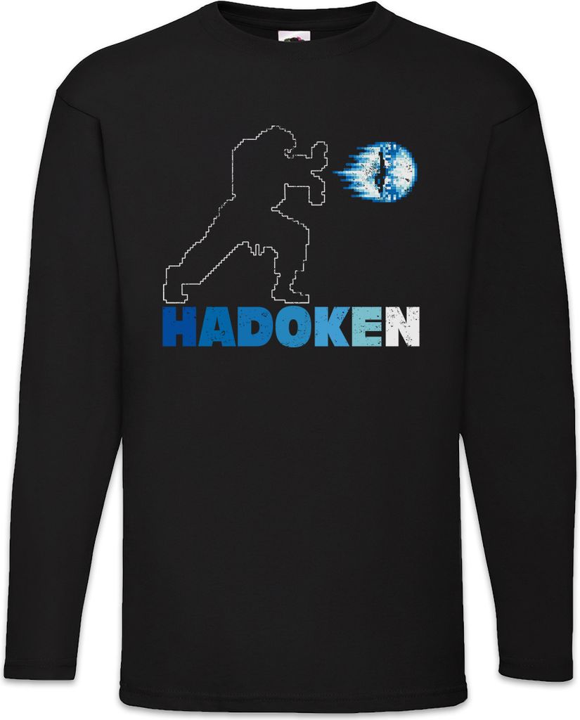 Urban Backwoods Hadoken II, Langarm T-Shirt, Farbe: Schwarz, Größe: L