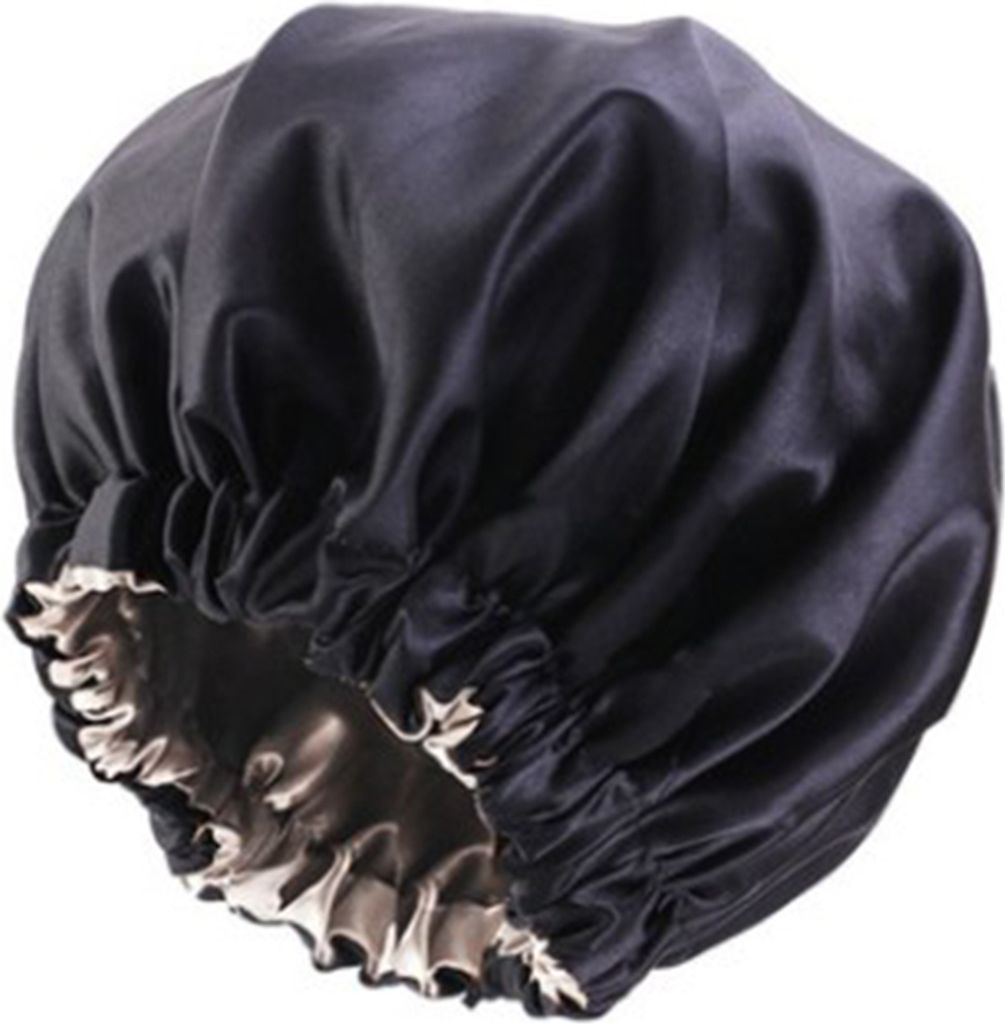 Seidenhaube 2 Stück – Satin Schlafmütze Für Haarschutz, Wasserdicht & Elastisch