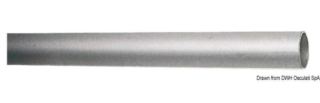 Anodized Aluminium Rohr 22 x 1.2 mm x 6 m Osculati 41.021.01