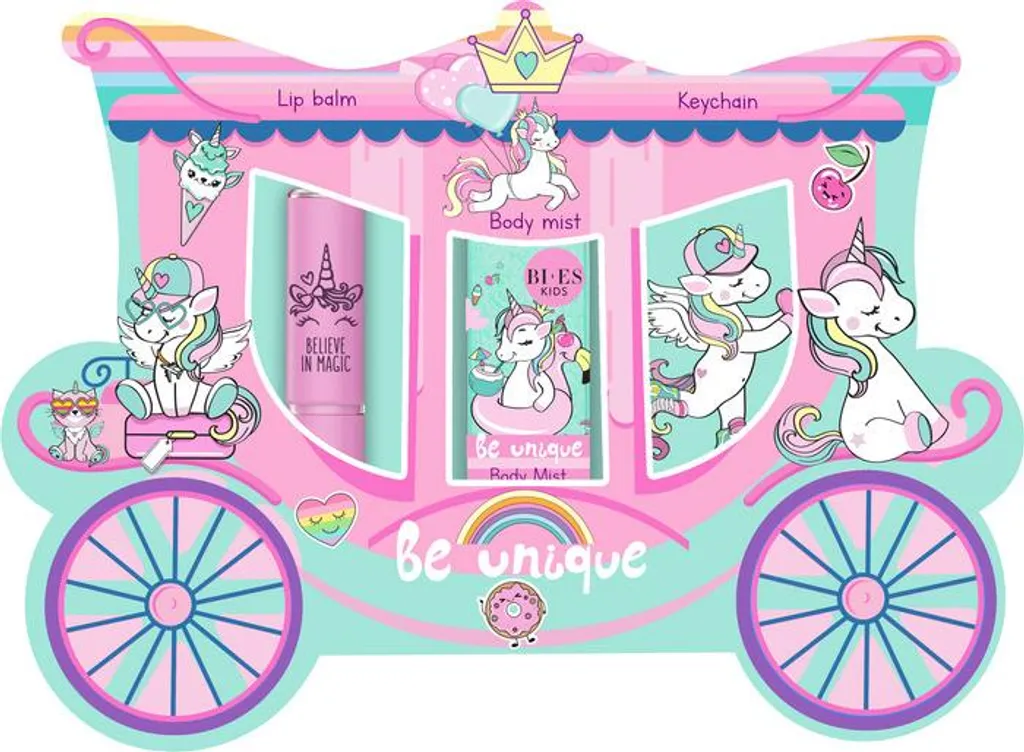 Soin lèvres gercées enfant et brume fraîche anti-odeur coffret BIES