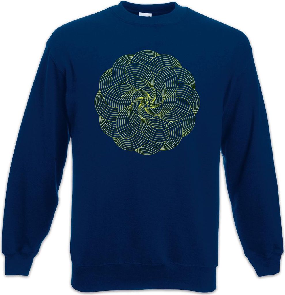 Urban Backwoods Mandala X, Sweatshirt, Farbe: Navy, Größe: 2XL