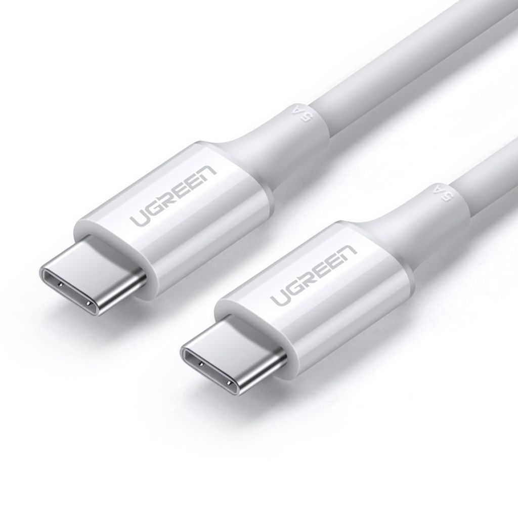 Ugreen 60552, 2 m, USB C, USB C, USB 2.0, 480 Gbit/s, Biela Obrázok produktu 