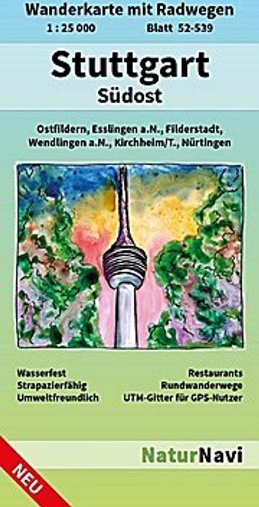 Stuttgart Südost 1 : 25 000