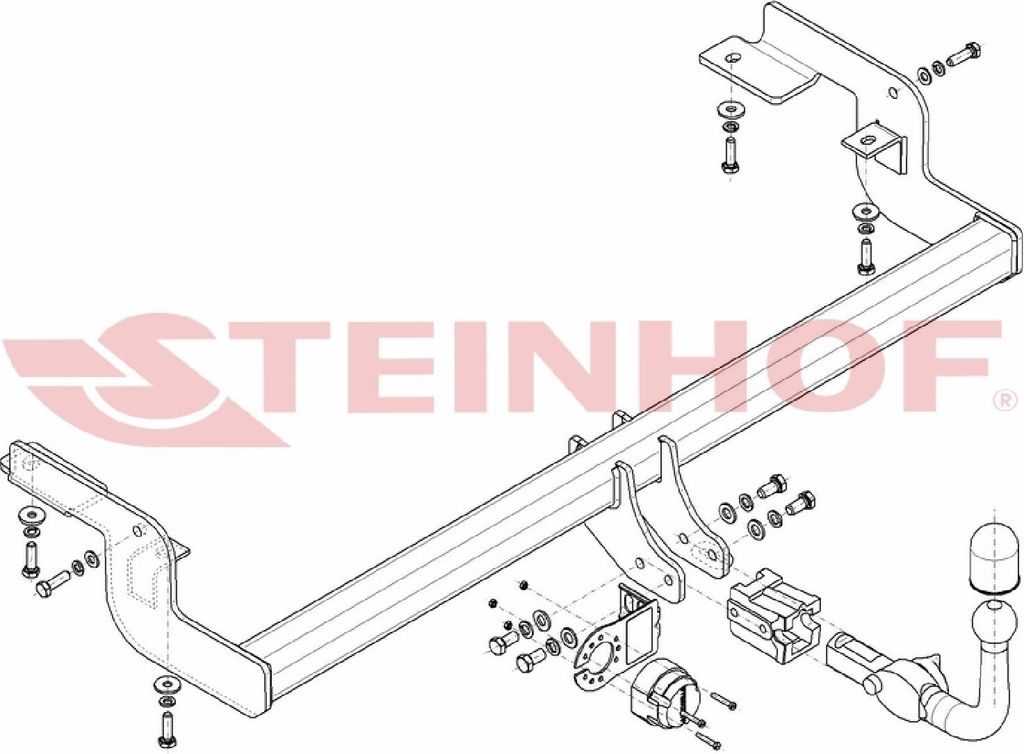 Z546210 Anhängerkupplung passend für CITROEN C5 10/2004-04/2008 abnehmbar