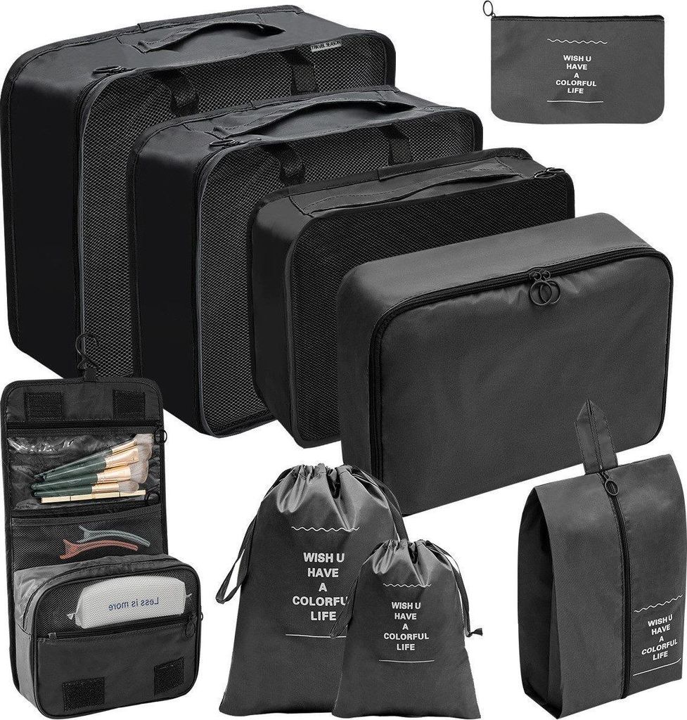 9 Stück Kofferorganizer Set Packing Cubes Koffer Organizer für Reise Urlaub