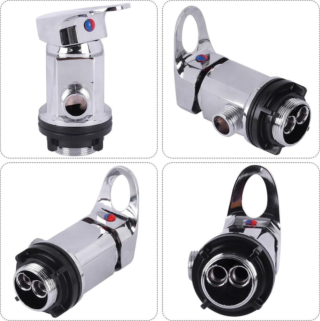 Handheld-Dusche Mischbatterie Set - Mischbatterie Auslass 1/2" - für Camper, Friseurbed, Schönheitssalons - Friseursalons und Spas