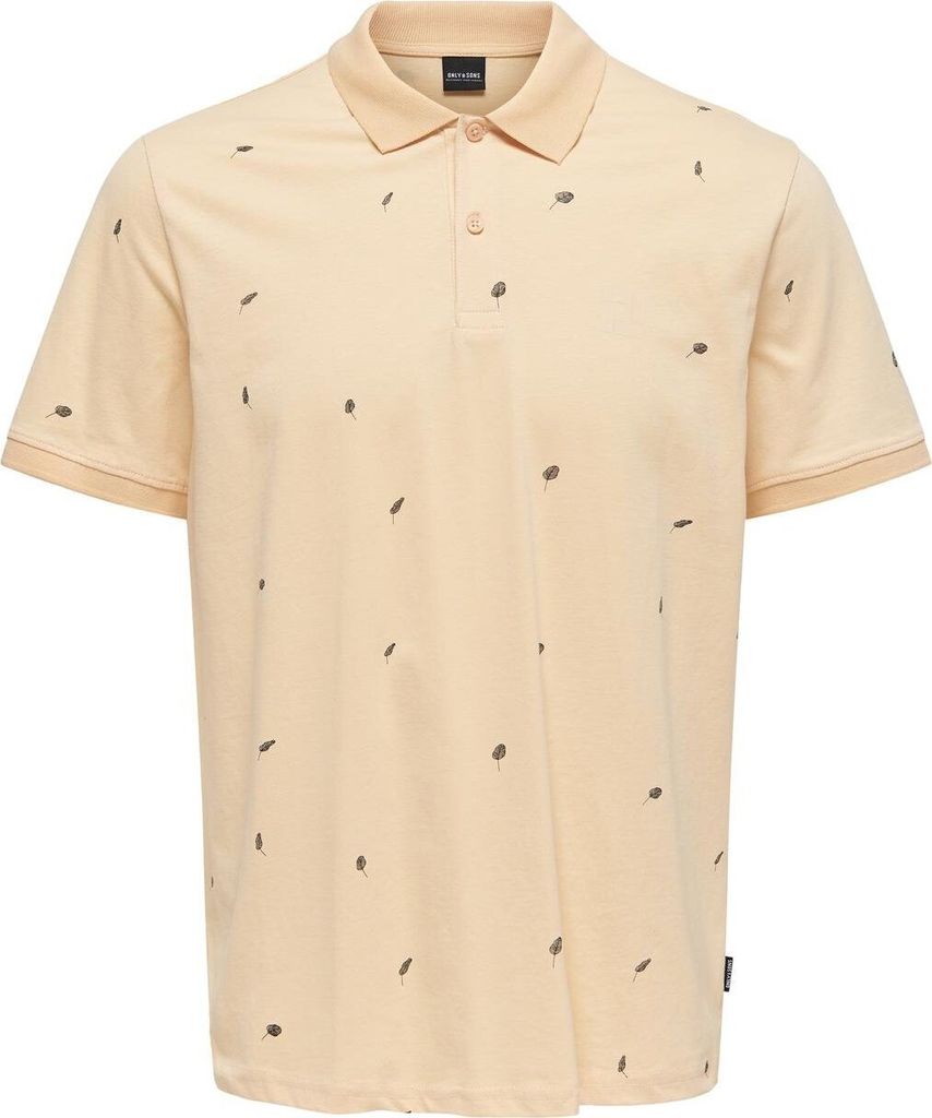 ONLY & SONS Poloshirt aus Baumwolle Klassisches Kurzarm Polohemd Größe: S