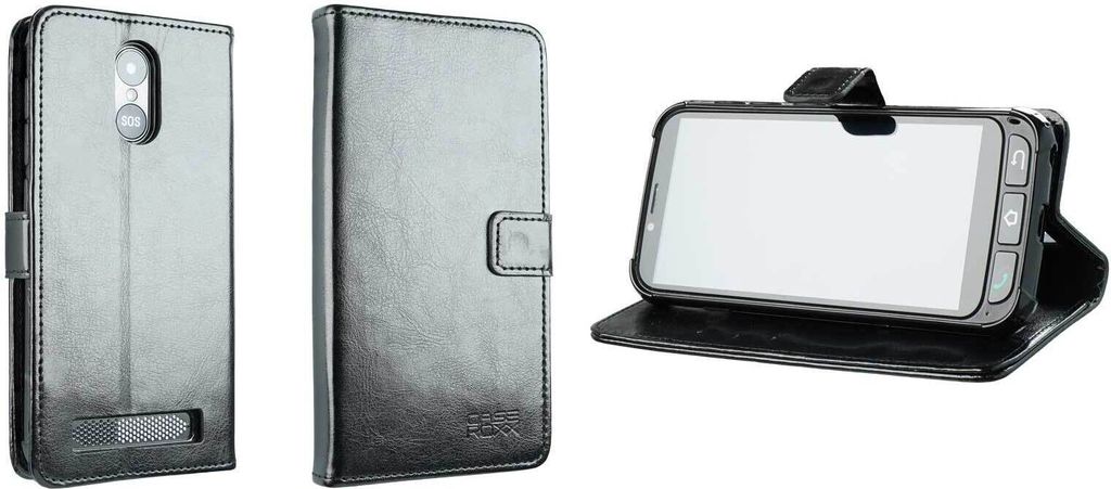 caseroxx Handy Hülle Tasche kompatibel mit SPC Zeus 4G / Zeus 4G Pro Bookstyle-Case Wallet Case