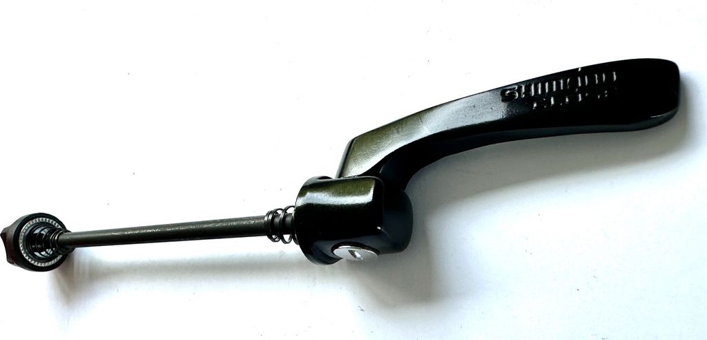 Schnellspanner Shimano für das Vorderrad, schwarz