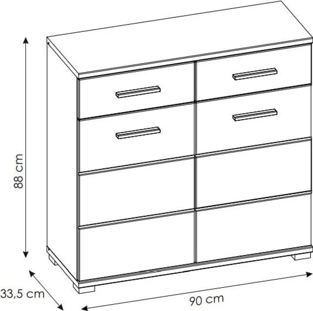 Gagnez de la Place avec la Commode Hola Compacte pour Petits Espaces - 3