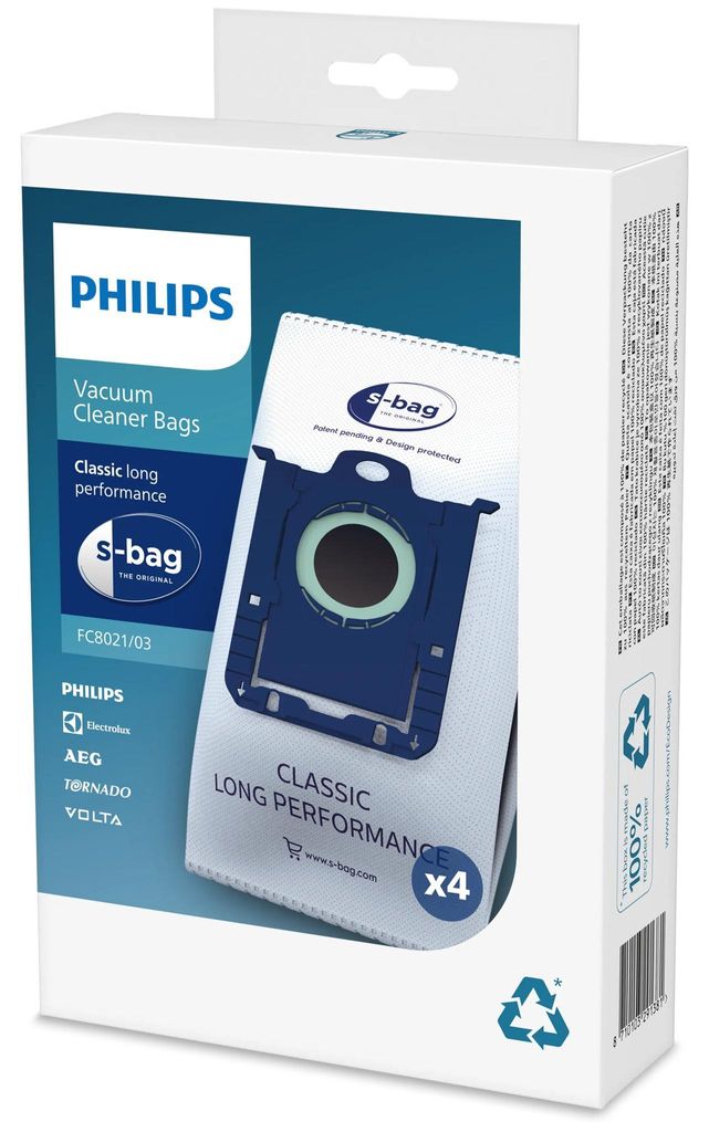 Philips Original sbag® Staubsauger Beutel Classic Long Produktbild 