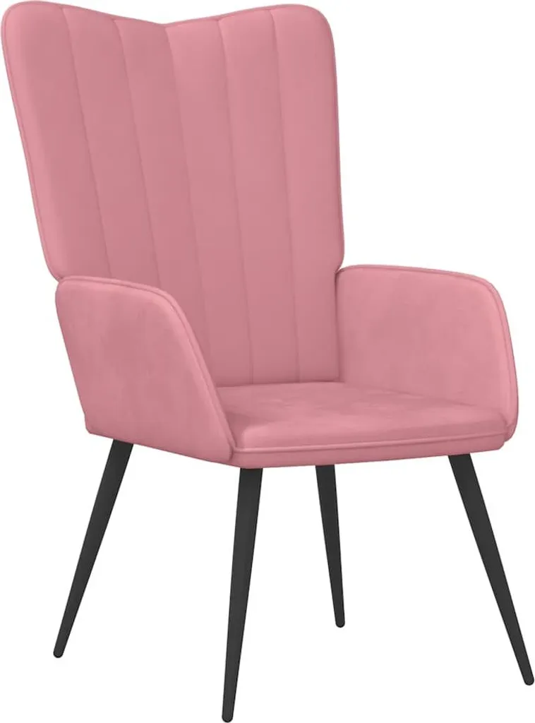 Sedia Relax Velluto Rosa vidaXL | Offerta Mobili Soggiorno Moderni