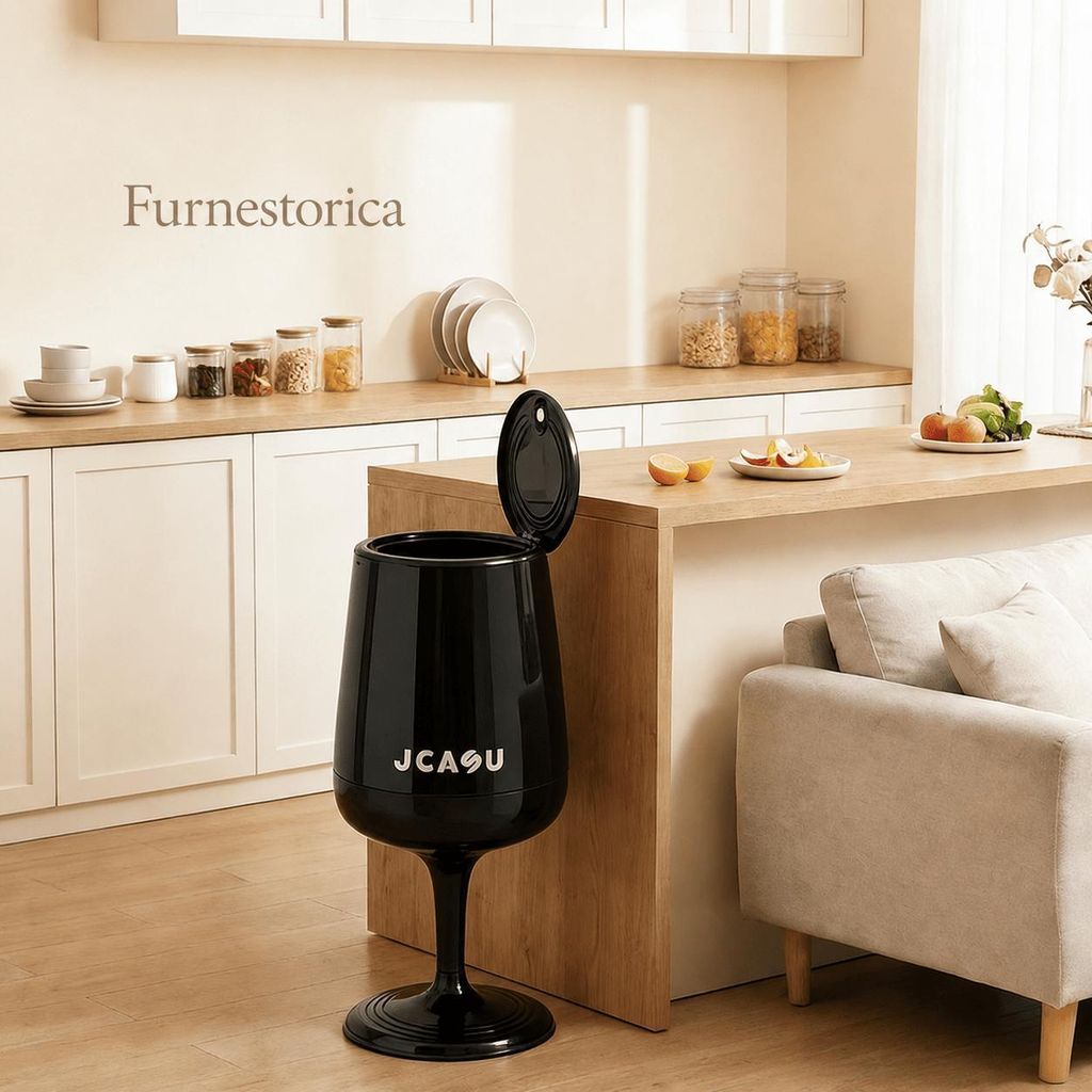 20L Küche Mülleimer mit Deckel, Dekorative Pedestal Produktbild 