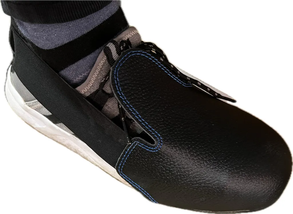 Cache-orteils noir coupe-vent et élastique - Isolation thermique pieds - 8