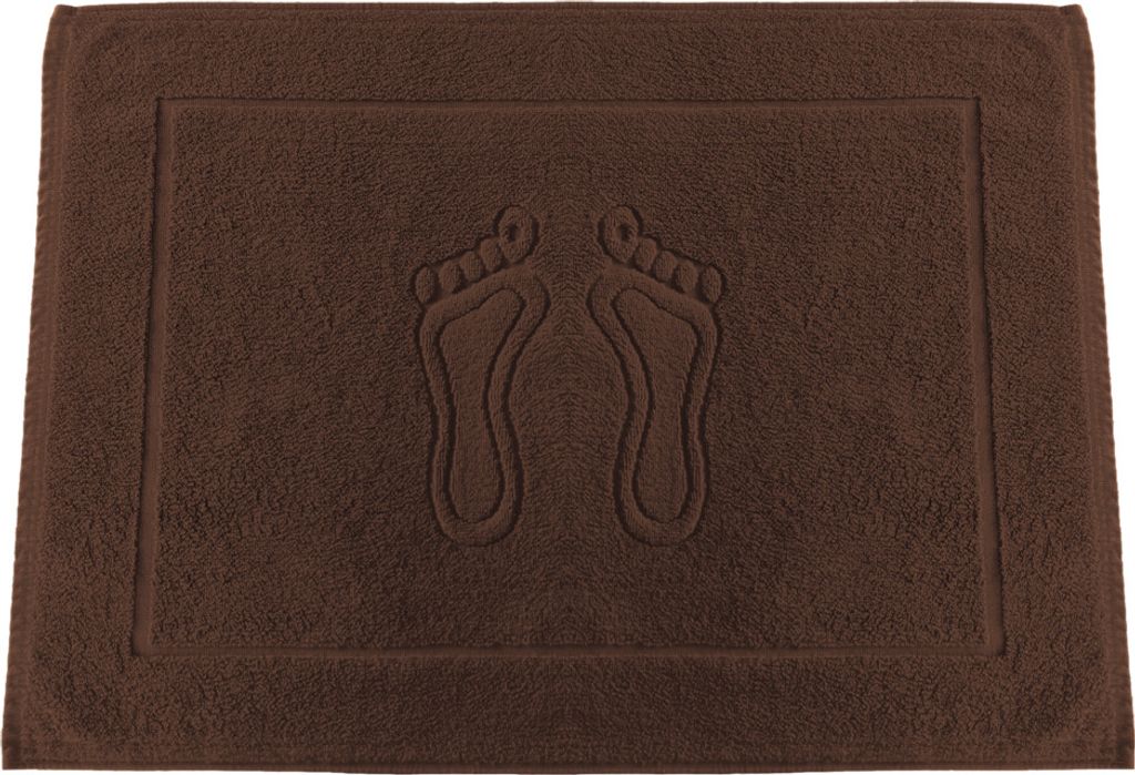 650 g/m² Premium Gewicht Badematte nr 26 braun Badvorleger Produktbild 