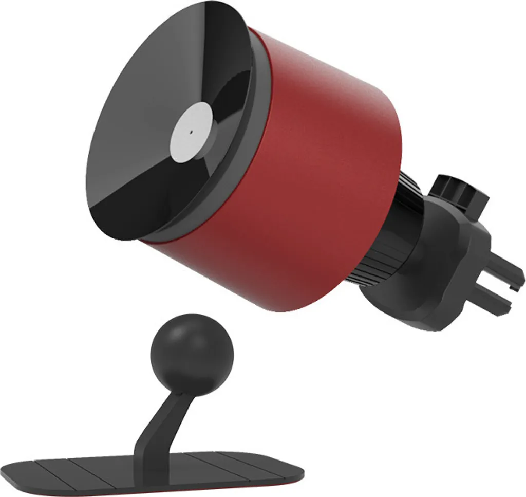 Supporto del telefono dell'automobile della tazza di aspirazione di vuoto Supporto dello sfiato dell'aria Supporto dello smartphone per il veicolo rosso