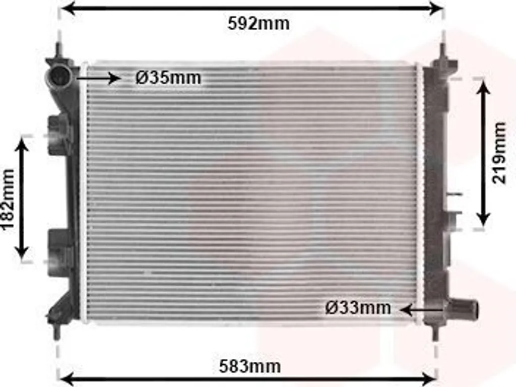 Radiateur de refroidissement pour HYUNDAI i20 : entretien moteur GB