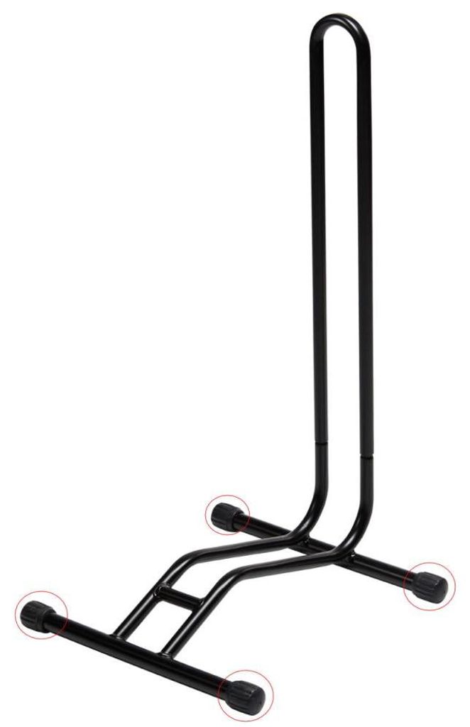VAR 4 Stk. Ersatzfüße für PR-82000/PR-82100 Gummi - sicherer Stand für Fahrra...